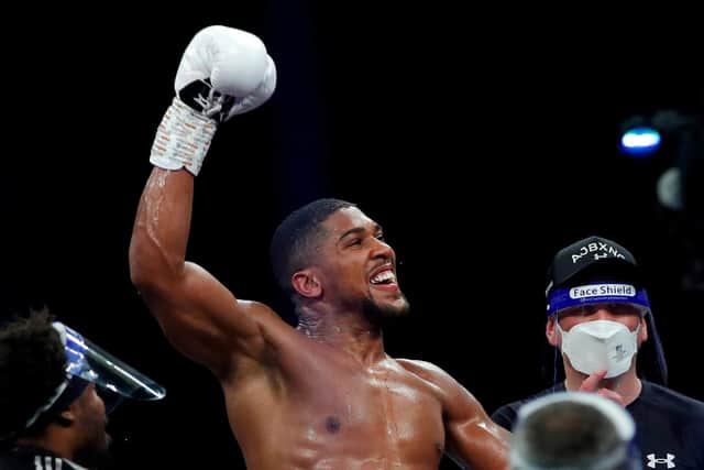 Anthony Joshua is scheduled to defend his WBA, WBO, IBF and IBO belts against WBC holder Tyson Fury on 14 August 2021. (Pic: Getty Images)