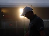 Rory McIlroy walks across a floodlit driving range in the fog before the pro-am prior to the Arnold Palmer Invitational presented by Mastercard at Arnold Palmer Bay Hill Golf Course in Orlando, Florida.