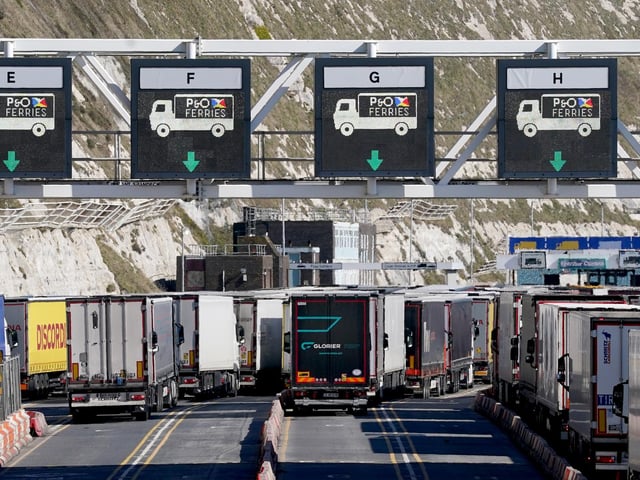 One driver in Calais due to return to the UK said he had been waiting for a ferry since 6am.