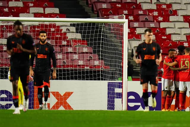 Benfica could miss a host of players against Rangers. Picture: SNS