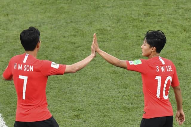 Seung-woo featured at the 2018 World Cup. (Photo credit should read PASCAL GUYOT/AFP via Getty Images)