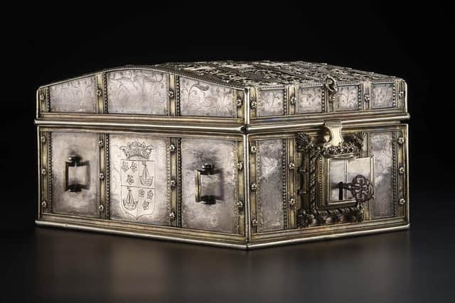 The silver casket is believed to have played a crucial part in the downfall of Mary Queen of Scots. Picture: National Museums Scotland