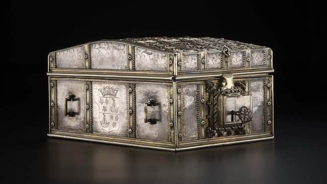 The silver casket is believed to have played a crucial part in the downfall of Mary Queen of Scots. Picture: National Museums Scotland