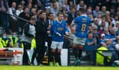 Steven Davis enters the action as a substitute for Ryan Jack during Rangers' Scottish Cup semi-final win over Celtic at Hampden on April 17. (Photo by Craig Foy / SNS Group)