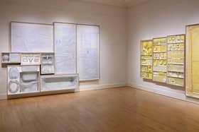 Installation view of Rubbing/Loving Project, 2014-2023 by Do Ho Suh