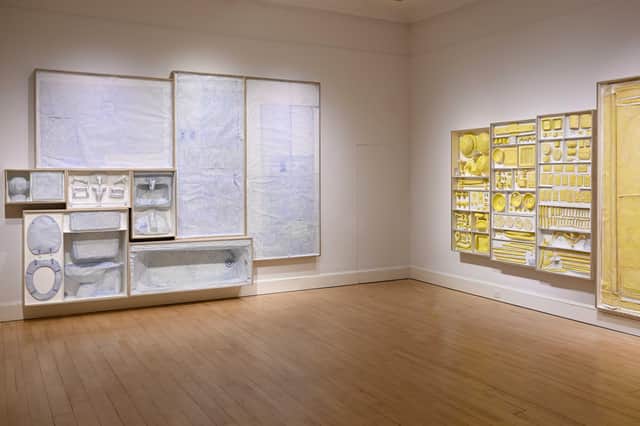 Installation view of Rubbing/Loving Project, 2014-2023 by Do Ho Suh