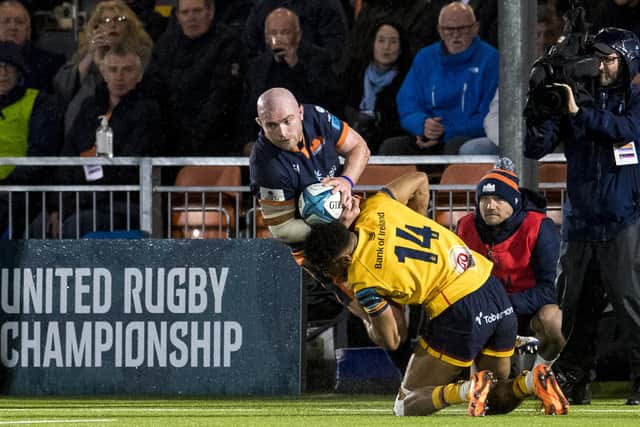Hooker Dave Cherry is awaiting the result of a scan on the arm he injured against Ulster. (Photo by Ross Parker / SNS Group)