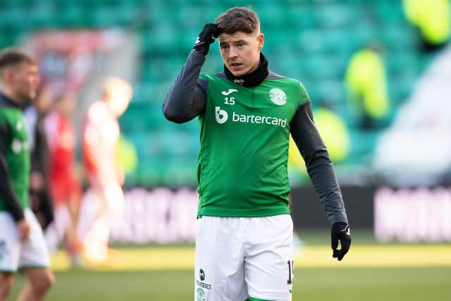 Hibs' Kevin Nisbet has suitors in England.