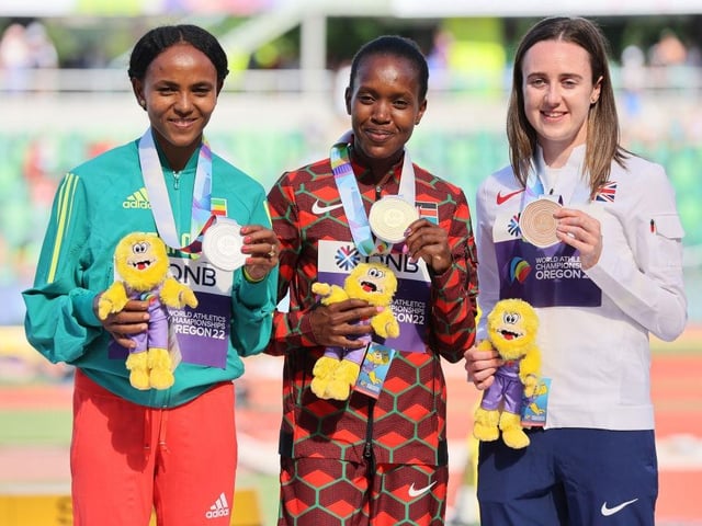 Hayward Field in Eugene, Oregon, was the host venue for the 2022 World Athletics Championships - where Muir claimed bronze begind Gudaf Tsegay of Ethiopia and Kenyan Faith Kipyegon.