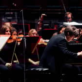 Pianist Seong-Jin Cho performs with the Philharmonia Orchestra