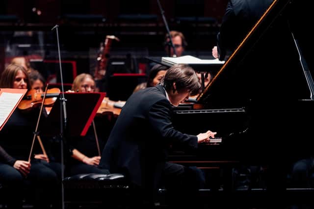 Pianist Seong-Jin Cho performs with the Philharmonia Orchestra