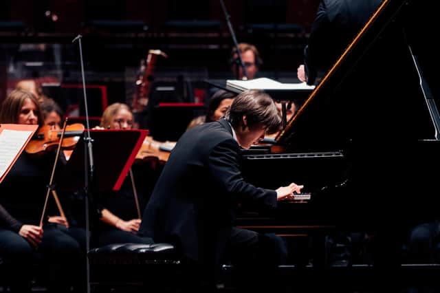 Pianist Seong-Jin Cho performs with the Philharmonia Orchestra