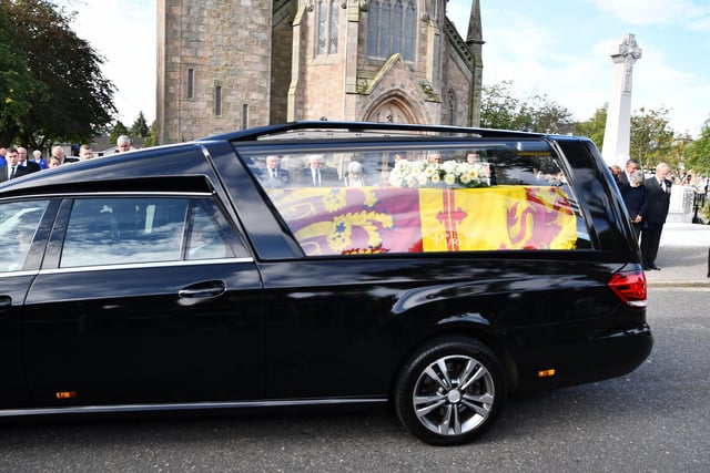 The cortege at the beginning of its journey (Pic: Michael Gillen)