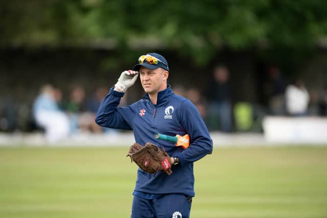 Former England player and current Scotland batting consultant Jonathan Trott (Photo by Mark Scates / SNS Group)