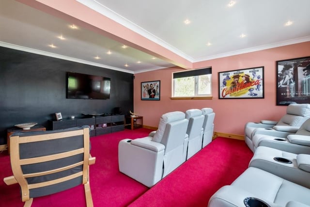 Cinema room.