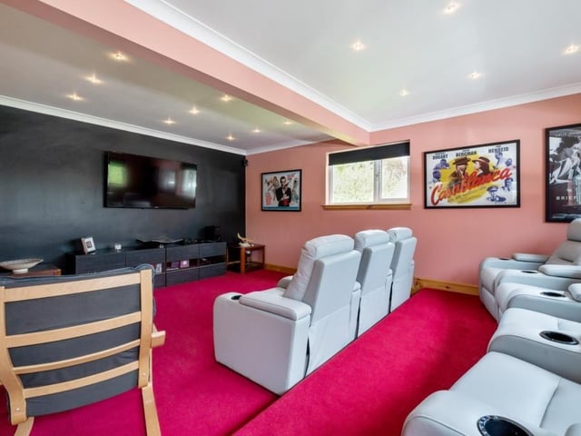 Cinema room.