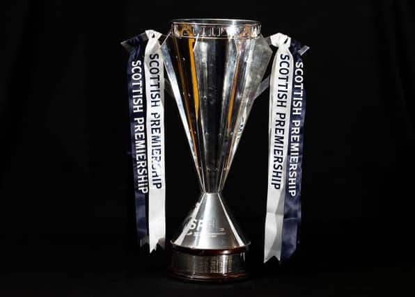 The Scottish Premiership Trophy (Photo by Craig Williamson / SNS Group)