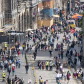 Edinburgh turned in a good performance on the shopper footfall front thanks to its busy August festivals.