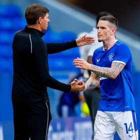 Steven Gerrard has confirmed Rangers have rejected a bid for Ryan Kent from Leeds United. Picture: SNS