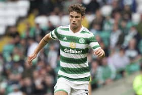 Celtic's Matt O'Riley is made up about being reunited with close pal and fomrer Fulham academy team-mate Moritz Jenz.(Photo by Craig Williamson / SNS Group)