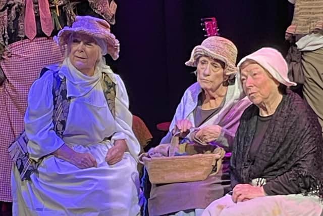 Karen Hamilton, Ros Taylor and Anne Taylor in Dinna Trust Anyone: Witches of Peebles PIC: Paul Taylor