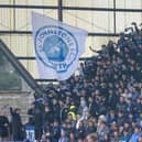 Dudee United took an impressive away crowd to McDiarmid Park, but St Johnstone fans (pictured) also turned out in force.  (Photo by Alan Harvey / SNS Group)