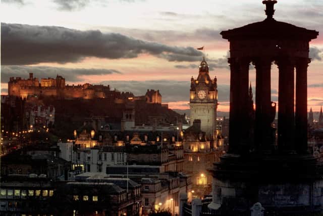 Views across Edinburgh, where Scottish businesses are optimistic despite the economic doom and gloom. Picture: Jeremy Stockton
