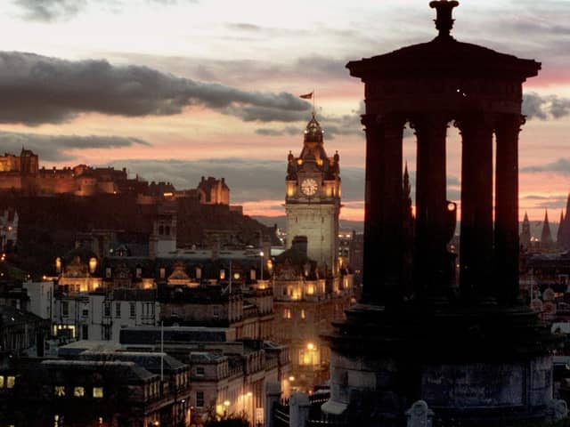 Views across Edinburgh, where Scottish businesses are optimistic despite the economic doom and gloom. Picture: Jeremy Stockton