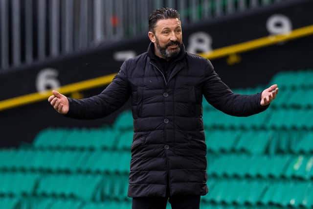 Aberdeen boss Derek McInnes saw his side defeated by Celtic on Saturday. Picture: SNS