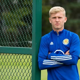 Josh Doig is glad to have the distraction of playing for Scotland Under-21s.