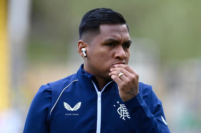 Rangers striker Alfredo Morelos. Picture: SNS