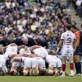 A general view of a scrum during Scotland's win over Georgia last weekend.