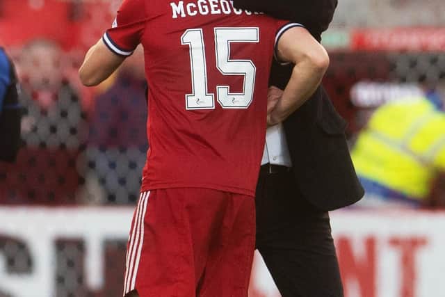 McGeouch earned the praise of manager Stephen Glass. (Photo by Craig Foy / SNS Group)