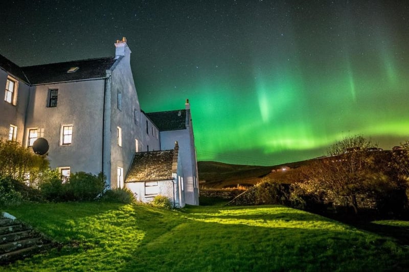 If you are looking to catch the Northern Lights, there's no better place in Scotland to hunt them than the Shetland Isles - the furthest north you can get in Scotland before you get to the Faroe Islands. Overlooking the shore of Busta Voe, on mainland Shetland, the Busta House Hotel is traditional hotel right in the heart of aurora borealis country.