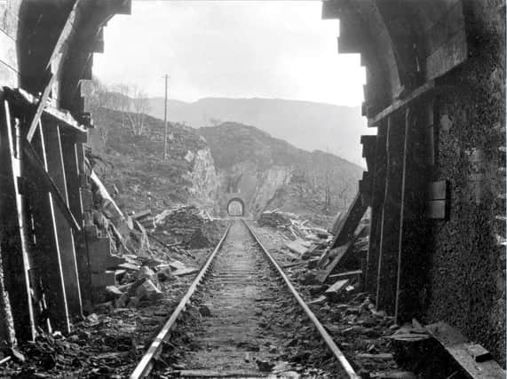 One of the recently-published images of the Fort William-Mallaig line under construction in 1900. Picture: Glenfinnan Station Museum
