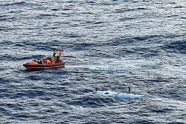 The Titan on a previous expedition in the water. Image: OceanGate