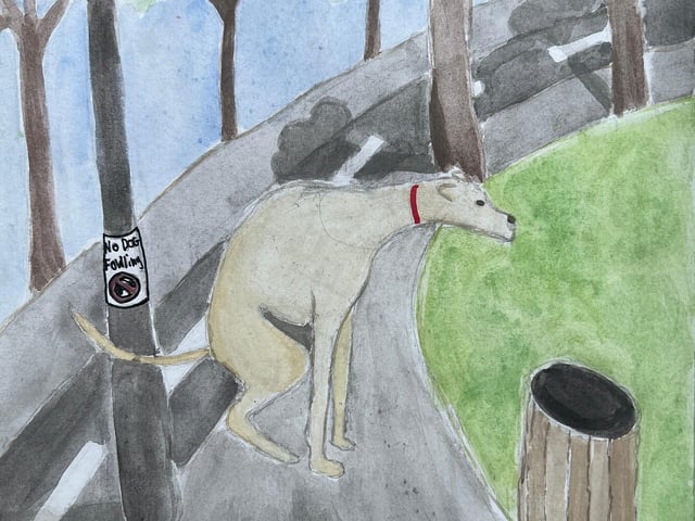One of almost 700 entries received from Edinburgh school children.