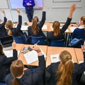 Students during a class. Ben Birchall/PA Wire