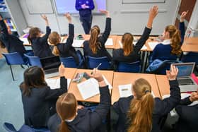 Students during a class. Ben Birchall/PA Wire