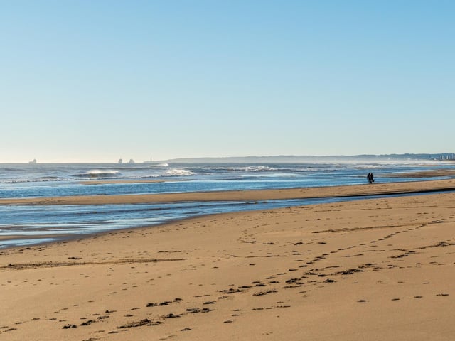 Balmedie beach in Aberdeenshire is a 13-mile stretch of golden sands and dunes between the Ythan estuary at Newburgh and the mouth of the River Don in the Granite City, with 'excellent' bathing water quality
