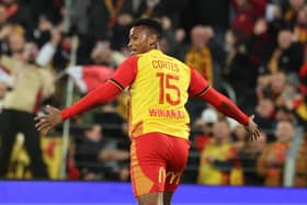 Lens winger Oscar Cortes has reportedly arrived in Scotland to complete his loan move to Rangers. (Photo by FRANCOIS LO PRESTI/AFP via Getty Images)