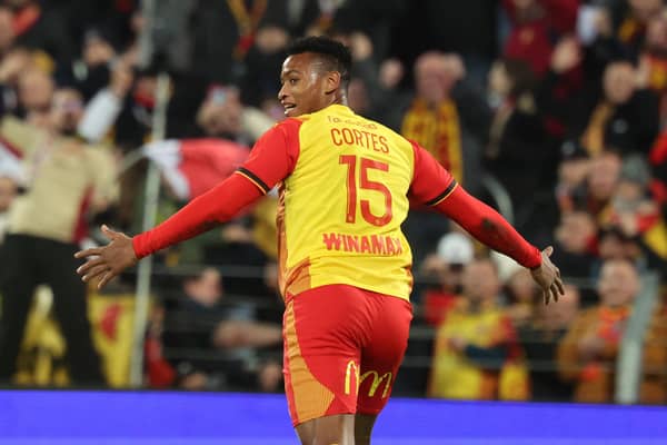 Lens winger Oscar Cortes has reportedly arrived in Scotland to complete his loan move to Rangers. (Photo by FRANCOIS LO PRESTI/AFP via Getty Images)