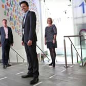 From left: Marshall Dallas, Stuart Bone and Marion McKean of the EICC. Picture: Stewart Attwood.