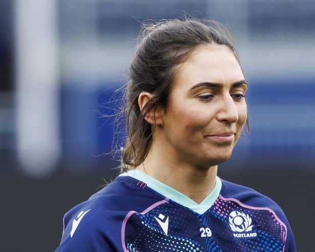 Emma Wassell returns to the Scotland Women team to face Ireland in the Six Nations after missing the England and Italy matches following the death of her mother. (Photo by Mark Scates / SNS Group)