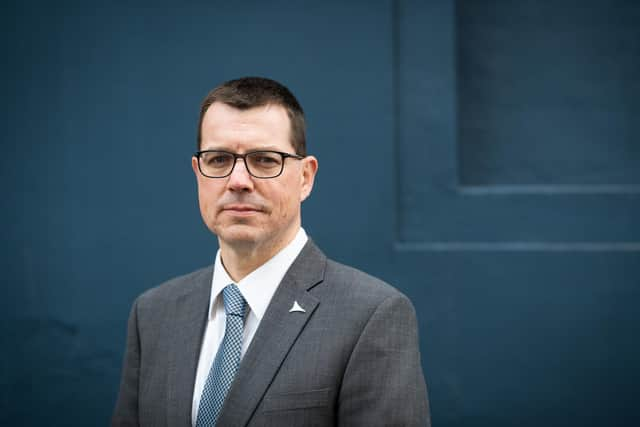 Ian Stevenson, chief executive of Edinburgh-based Cyan Forensics. Picture: Rachel Hein Photography