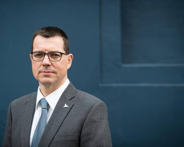 Ian Stevenson, chief executive of Edinburgh-based Cyan Forensics. Picture: Rachel Hein Photography