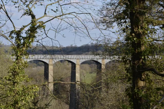 The Pontcysyllte Aqueduct, Wrexham, Wales, built in 1795 by Thomas Telford, is the highest and longest in the UK at 1,007ft-long (307m) and a Unesco World Heritage Site.