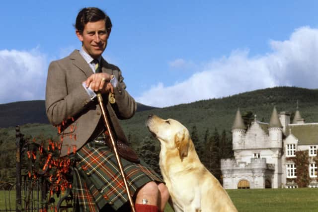 The Prince of Wales during a visit to Balmoral Castle, Scotland. Image: PA