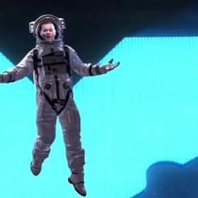 Johnny Depp made a series of virtual appearances at VMAs as MTV Moon Man