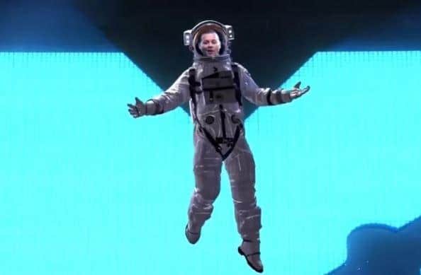 Johnny Depp made a series of virtual appearances at VMAs as MTV Moon Man